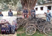 भन्सार छलीको ३५ सय केजी छोकडा बरामद