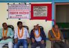 दुर्गा भगवती गाँउपालिका अध्यक्ष अरुण साहले बर्थींग सेन्टर भवनको उदघाटन गरे