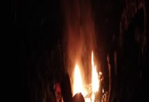टेक्टर संग मोटरसाइकल ठोक्किदा मोटरसाइकलमा आगजनी