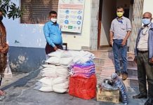 राजपुर नपालाई आसमान नेपालको स्वास्थ्य सामग्री