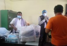 राज्यमन्त्री यादवद्वारा पत्रकार महासंघ राैतहटलाई स्वास्थ्य सामाग्री हस्तान्तरण