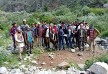 मुख्यमन्त्री शाहीकाे राजीनामा माग गर्दै कालिकोटमा अान्दोलन ।