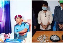 बारामा अबैध लागु औषधसहित दुई जनालाई पक्राउ