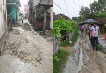ढलानमाथी ढलान भए पनि कंची सडक नबनेकाे सथानियकाे गुनासाे