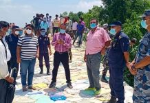 लालबकैया बन्धलाई प्रमुख जिल्ला अधिकारी द्वारा निरिक्षण