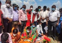सांसद साहको घोषणा पुजारी मारिएको ठाउँमा मन्दिरको शिलान्यास