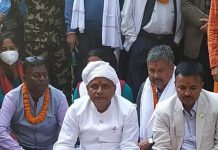 मुख्यमन्त्री राउत द्वारा सरुवा रोग तथा महामारी नियन्त्रण अस्पतालको शिलान्यास