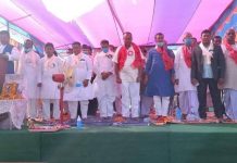 नेपाली कॉंग्रेसको शुभकामना अरदान प्रदाण कार्यक्रम सम्पन