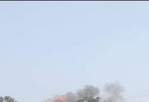 रौतहटको गौरमा प्रधानमन्त्री ओलीको पुलता दहन