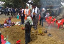 गरुडामा प्रहरी प्रमुख रावतद्धारा प्रतिक्षालयको शिलान्यास