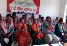 देव बचत तथा ऋण सहकारी संस्था लि.को आठौं साधारण सभा सम्पन्न