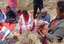 रौतहट स्थित कृषि उपज भण्डारण केन्द्र पूर्वाधार निर्माण भवनको शिलान्यास