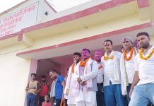 परोहा ७ नरकटियाका नवनिर्वाचित वडाध्यक्ष नागेन्द्र प्रसाद पटेलले गरे पदभार ग्रहण