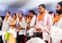 दुर्गा भगवतीका नवनिर्वाचित जनप्रतिनिधिले लिए शपथ