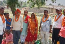 यमुनामाइ गाउँपालिकाको उपाध्यक्षद्वारा वर्षौ पुरानो मन्दिरको शिलान्यास