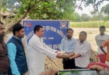 मलेसियाबाट नेपालीहरुले पठाएको११लाख सहयाेग हस्तान्तरण