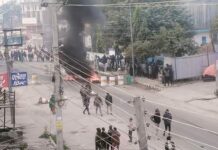 सर्लाहीको बरहथवा पुनः तनावग्रस्त, प्रहरीले चलायो ५ राउण्ड आश्रुग्याँस