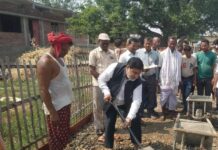 नगर प्रमुखले गरे सडक शिलान्यास