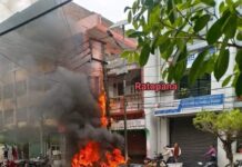 आगलागीबाट २ वटा मोटरसाइकल पूर्ण रुपमा जलेर