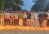 रौतहटको गौर बसपार्कमा दिप प्रज्वलन