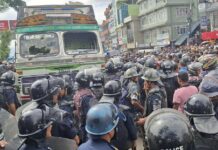 ट्रककाे ठक्करबाट स्कुटर चालकको मृत्यु भएपछि स्थिति तनावग्रस्त