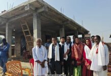 ईशनाथ नगरपालिकामा अधुरो श्री शिव मन्दिरको निर्माण कार्य पुनः सुरु