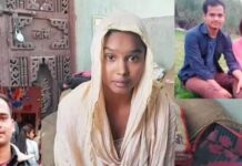 न्यायका लागि ससुराली घर गेटमै धर्ना बसेका छन् एक युवती
