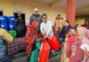 गौर नगरपालिकाका दलित बस्तीमा राहत वितरण