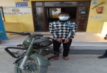 चोरी भएको मोटरसाइकलसहित एकजना पक्राउ