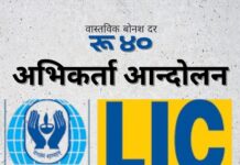 देशैभर आन्दोलन गर्दै एलआईसी नेपालका अभिकर्ता