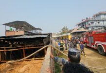 फर्निचर उद्योगमा भिषण आगलागी, लाखौंको क्षति