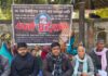 रौतहटमा न्याय माग्दै पीडित परिवारको धर्ना