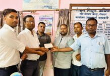 गरुडा नगरपालिकाद्वारा सिँचाइ विद्युत महसुलको १० लाख बढी रकम हस्तान्तरण