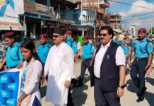 लागुऔषध विरुद्ध चेतनामूलक प्रभातफेरी गौरमा सम्पन्न